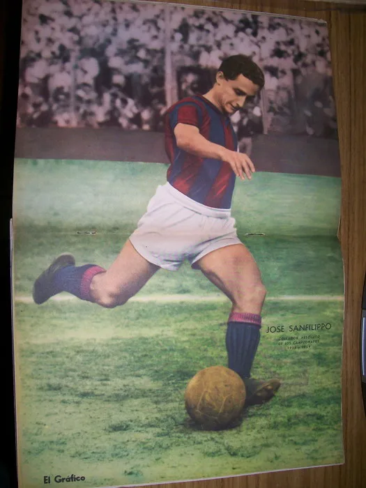 José Sanfilippo, el Nene, goleador del torneo cuatro años seguidos.