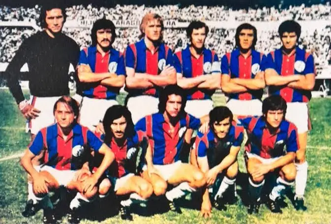 San Lorenzo festejando el título Nacional 1972